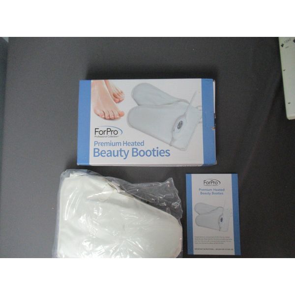 NIB ForPro Premium Heated Beauty Booties - 2 Temp Settings & Quick Heating  j ck