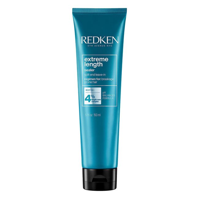 REDKEN Sealer, Biotin & Almond Oil, Decreases Breakage & Split Ends, Extreme Length, 150 ml