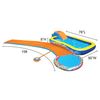 BANZAI Aqua Drench 3-in-1 Splash Park, Multi