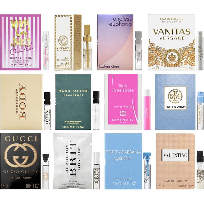 Sampler Lot of Designer Fragrance Samples for Women