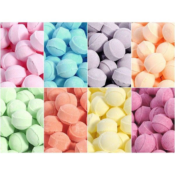Mini Bath Bombs - 24 Fragrances - (FLORAL SELECTION / 80 BATH BOMBS)