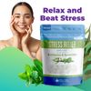 Stress Relief Bath Salt 32 Ounces Epsom Salt with Natural Spearmint and Eucalyptus Essential Oils Plus Vitamin C in BPE Free Pouch with Easy Press-Lock Seal