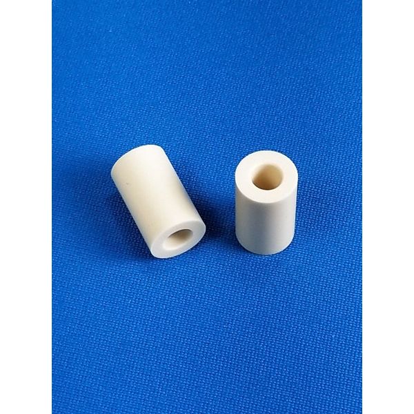 2 - Juma 1.00" Ivory Colored Tube Ferrules - Pool Cue Ferrule Material .312 i.d.
