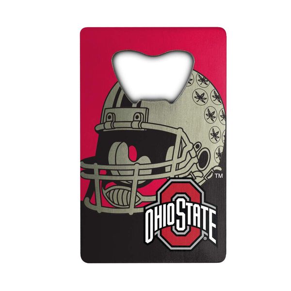 FANMATS 62584 Ohio State Buckeyes Credit Card Style Bottle Opener - 2” x 3.25