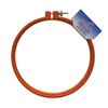 Plastic Embroidery Hoop Cross Stitch Craft Ring Orange 6"