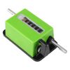 Roller-Type Meter Counter, 6 Digits Meters Rolling Mechanical Length Counter JM316
