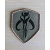 STAR WARS MANDALORIAN BANTHA SKULL TACTICAL ARMY MILITARY FOREST HOOK PATCH
