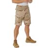 Rothco P/C Bdu Short, Tri-Color Camo, Large