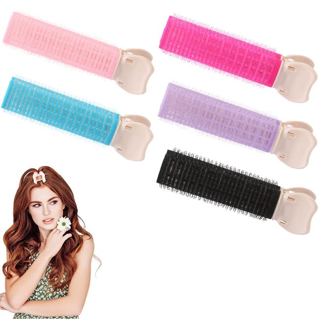 10Pcs Volumizing Hair Root Clips, Magicalmai Instant Hair Volume Clip Upgrade Natural Fluffy Hair Volumizer Clips for Women Girls Thin Curly Hair Styling Root Lift with 2pcs Roller Tools-