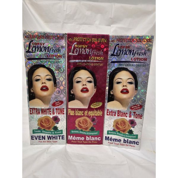 3 Pack Topsy Lemon Fresh Lotion