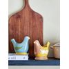 Bloomingville - Birdy Egg Cups, Blue, Stoneware (82062055)