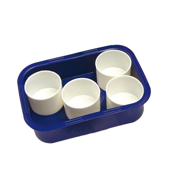 Baker Ross Paint Pot Trays, Assorted, 17 cm x 12 cm