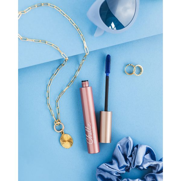 Chella Good Drama Blue Vegan Mascara, Blue, 10 ml