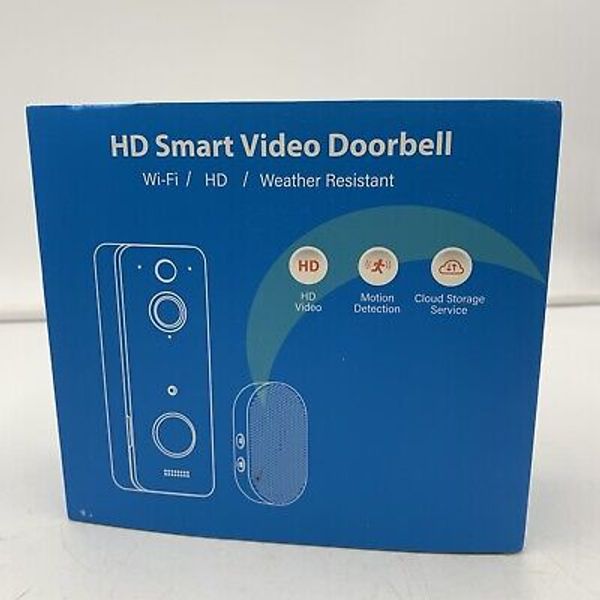 HD Smart Video Doorbell WI FI Weather Resistant motion detection icloud storage