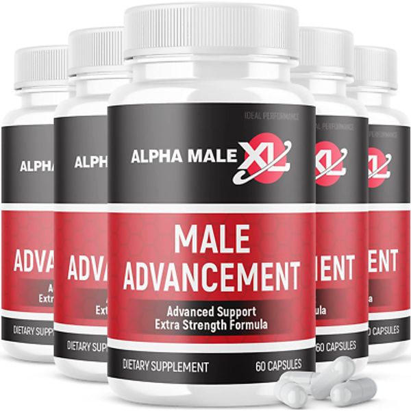 (5 Pack) Alpha Male XL Pills (300 Capsules)