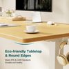 24x48 Inches Standing Desk Adjustable Height with Cable Management Natural