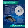 Rear Ceramic Brake Pad Kit For 2004-2007 Chevrolet Malibu