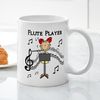 CafePress Flute Player Mug 11 oz (325 ml) Ceramic Coffee Mug