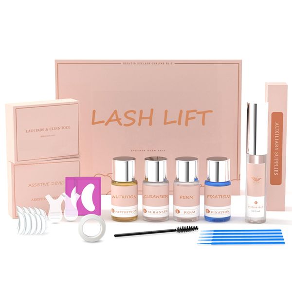 Lash Lift Kit - Eyelash Perm Kit - Lash Curling Eyelash Extension Set - Semi-Permanent Curling Lifting Perming Wave Suitable for Salon