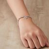 Philip Jones Infinity Heart Beaded Stretch Bracelet