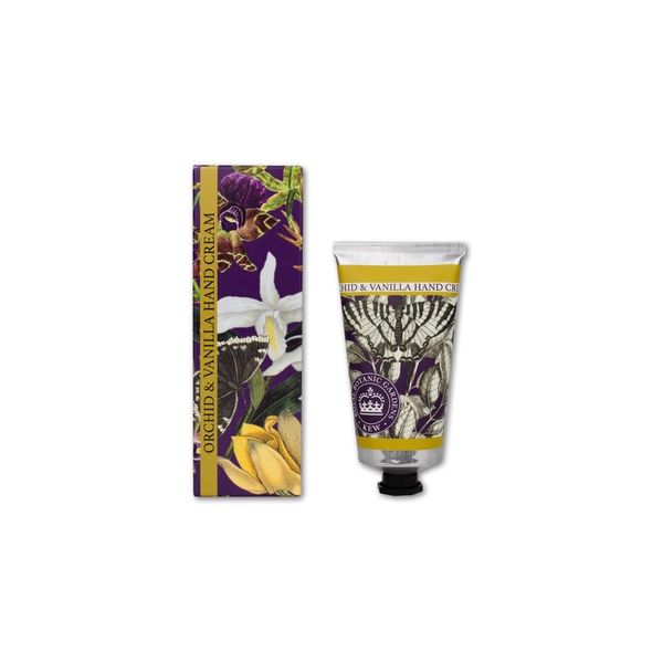 Kew Gardens Orchid and Vanilla Hand Cream Moisturising Dry Hands 75ml