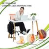 DMcore Canvas Foot Rest Hammock, Adjustable Mini Foot Rest Stand Under Desk H...