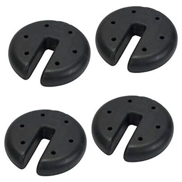 Set of 4 Heavy Duty Weight Plates for Securing Instant and Pop-Up Canopies