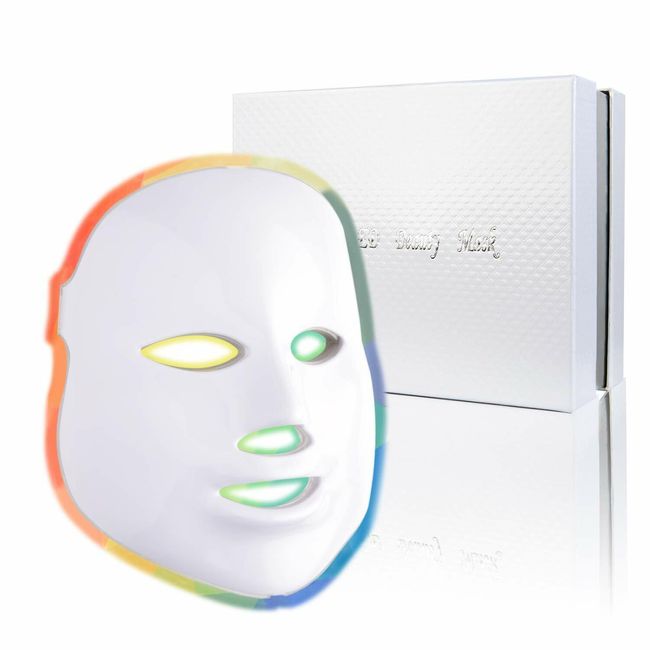 LED Face Mask Light Therapy | 7 Color  DISTRESSEDBOX