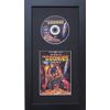 DVD Disc and Thin Insert or Folded Booklet Display Black Frame Set (Black Matting)