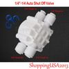 20 Pcs Auto Shut Off Valve Push In 1/4-1/4 Quick Connect Water Filter Undersink