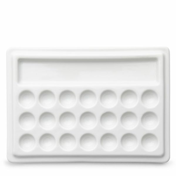 Jackson's : Ceramic Palette : 5x7in (APX.13x18cm) : 21 Wells