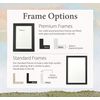 Alternative guest book | Fingerprint tree (A3-42x30cm, Print & Standard Frame)