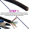 4x RJ45 CAT6a Connectors & Boots –Tool-less Colour Coded Easy Wiring – Ethernet Plugs – Network Data Router Replacement Cable Ends – Quality Strong Construction