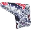 Azlov Headcover Style Putter Cover Pin Type American Comic Navy 62