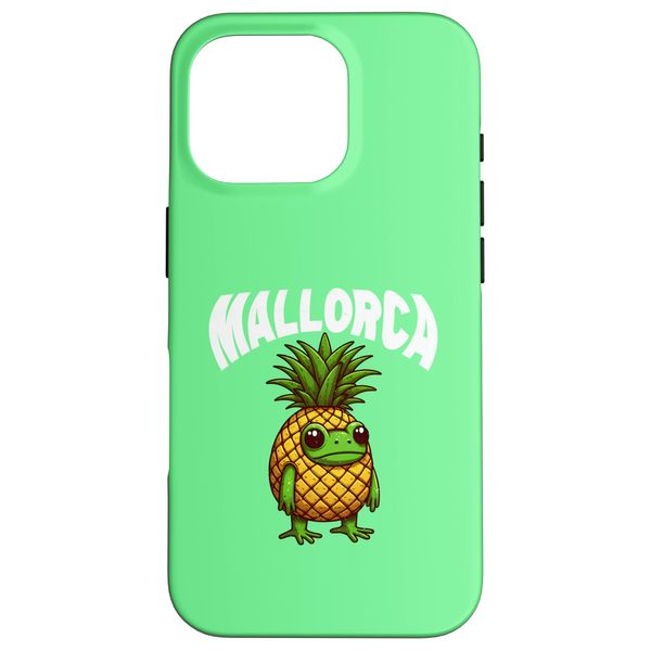 Mallorca Pineapple Frog Case for iPhone 16 Pro