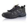 Fusskleidung® Damen Herren Wanderschuhe Softshell Trail Running Trekkingschuhe Grau EU 42