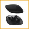 Partuto Front Bumper Headlight Washer Cap for Volvo S80-2 Pcs Black Replacement