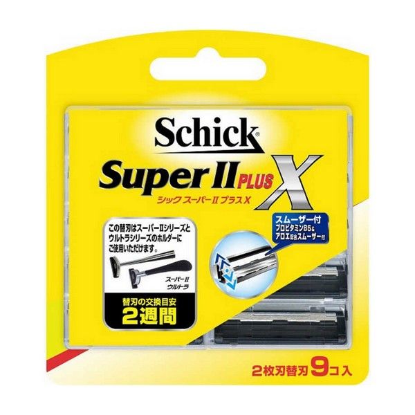 《Schick》 Schick Super II Plus X Spare Blades 9 pieces