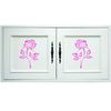 Single Rose Stencil - 11.5 x 16.5 cm - Reusable Bloom Flora Flower Wall Stencils Templatee