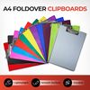 Janrax A4 Neon Green PVC Foldover Clipboard