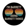 I'm Barrett Doing Barrett Things Retro Sunglass Personalized PopSockets Swappable PopGrip