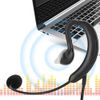 Telephone Accessories,Ear Hook Headset USB Headphone Computer Notebook Accessory for pe/QQ/MSN,100-5600Hz