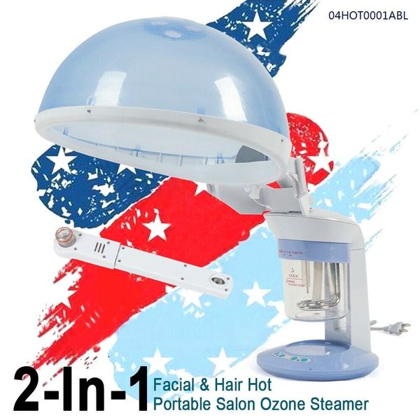 Desktop 2 in 1 Personal Beauty Hair Steamer Salon And Spa Equipment US Stock New