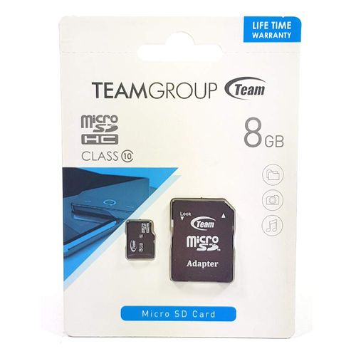 Team Group 8 GB C10 Micro-SD Flash Memory Card