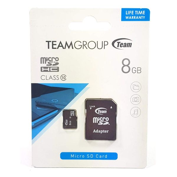 Team Group 8 GB C10 Micro-SD Flash Memory Card