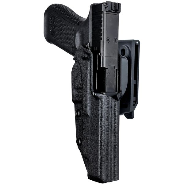 OWB Quick Release IDPA Holster fits Glock 34, 35 (Right-Hand Draw, Black)