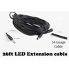 LEDupdates 26ft Power supply AC adapter Extension Cable 5.5mm x 2.1mm DC Plug