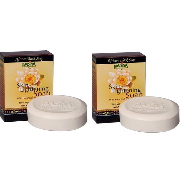 2 Pack - Madina SKIN LIGHTENING African Black SOAP 