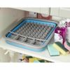 GEEZY Collapsible Folding Silicone Dish Drainer Camping Caravan Boat Drying Rack