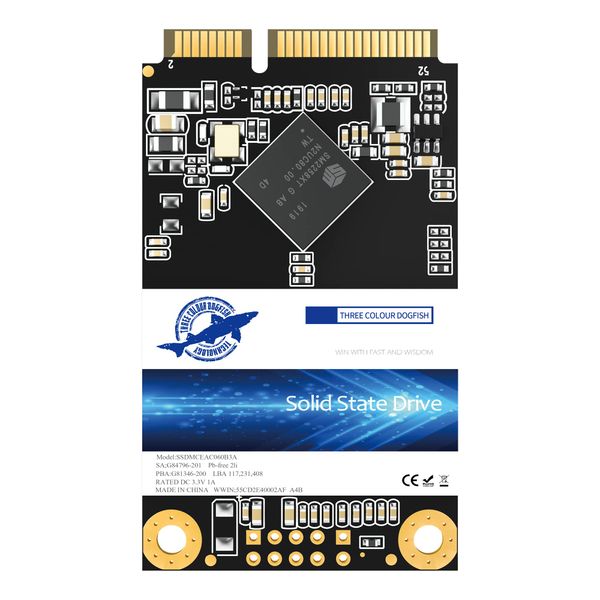Dogfish Msata SSD 500GB Internal Solid State Drive Mini Sata SSD Disk (500GB, Msata)